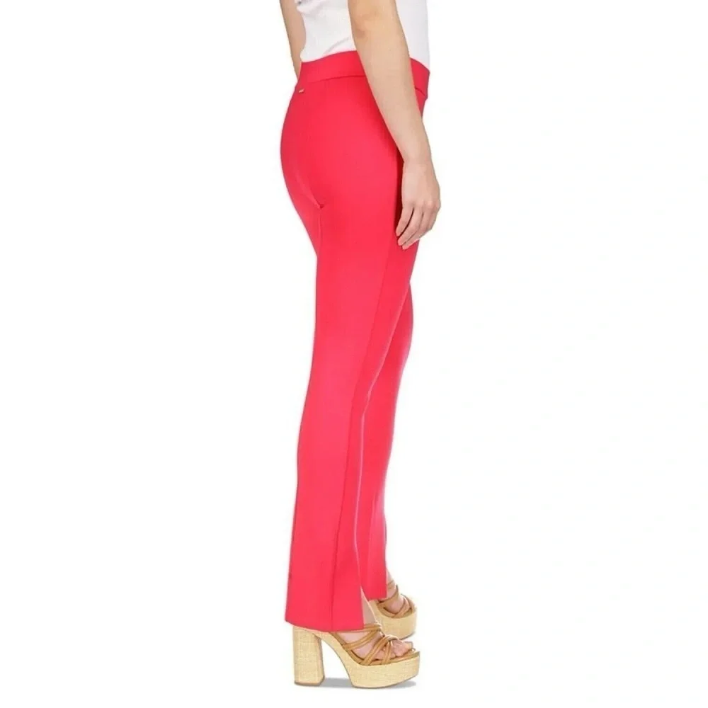 MICHAEL KORS SPLIT HEM FITTED TROUSER PANTS